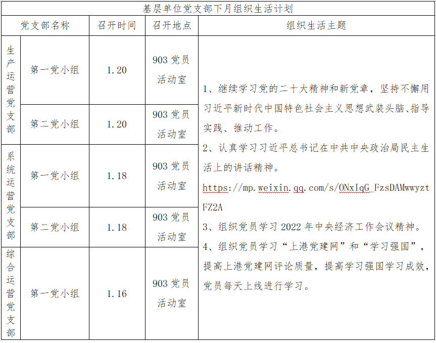 2023年1月党支部组织生活计划.png